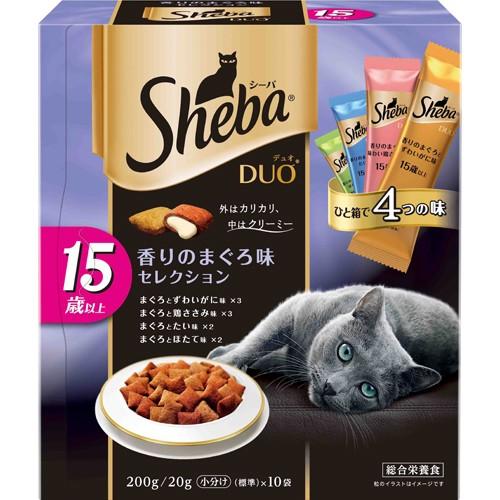 シーバデュオ 15歳以上 香りのまぐろ味セレクション 200g ドライフード キャットフード Sheba Duo ペットフード 猫用品 ねこ ネコ 月特cf ペッツビレッジクロスpaypayモール 通販 Paypayモール