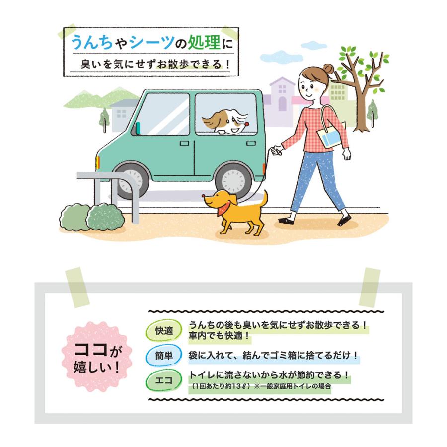 うんちが臭わない袋 BOS ペット用 M 90枚 | BOS | 01