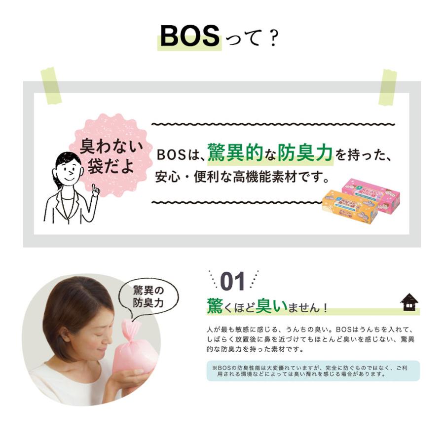 うんちが臭わない袋 BOS ペット用 M 90枚 | BOS | 03