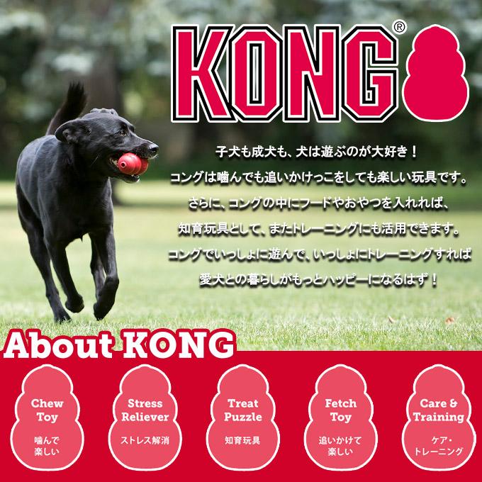 KONG（コング） コングジャパン 中型犬 成犬用 ブラックコング M