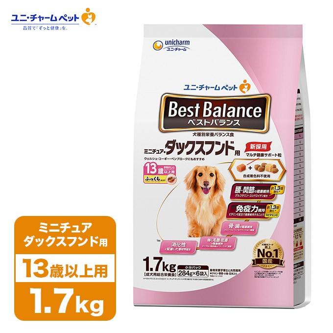 ドッグフード ベストバランス ふっくら仕立て ミニチュア ダックスフンド用 13歳以上用 1 7kg ドックフード 犬 ドライ シニア ペッツビレッジクロスpaypayモール 通販 Paypayモール