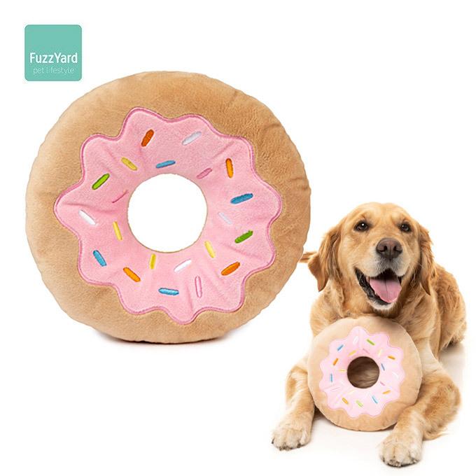 犬 猫 ぬいぐるみ Fuzzyard ファズヤード トイ ジャイアントドーナツ Toy おもちゃ オモチャ 玩具 音 鳴る 歯 デンタル 健康 サポート ケア ペッツビレッジクロスpaypayモール 通販 Paypayモール