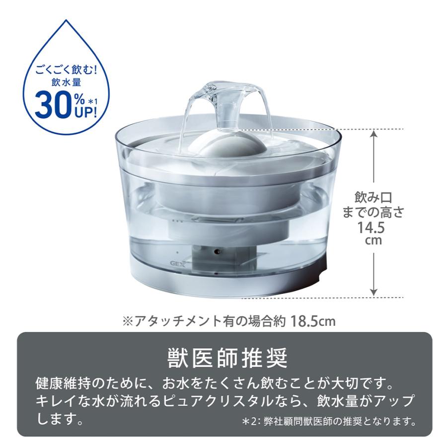 ピュアクリスタル GEX グラッシーR 1.5L 猫用 : ペッツビレッジクロス