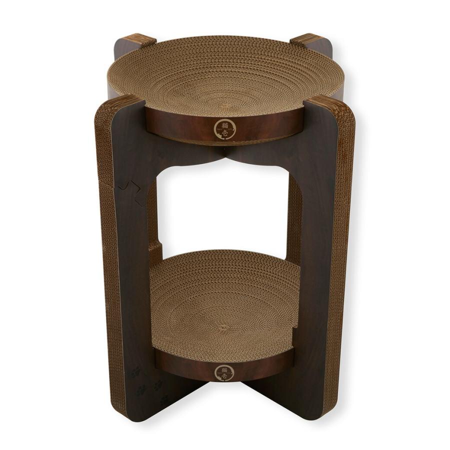 猫壱 バリバリボウルタワー ダークブラウン の商品画像