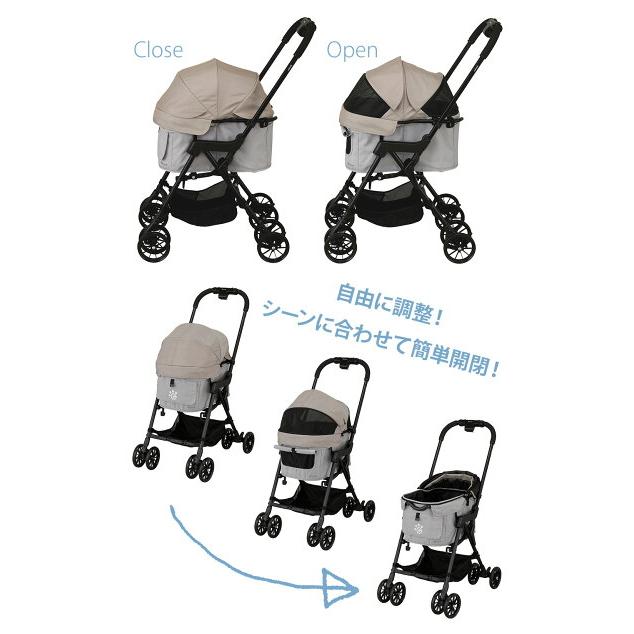数量限定 おまけ付 コンビ コムペット ミリミリ ペットカート バギー 