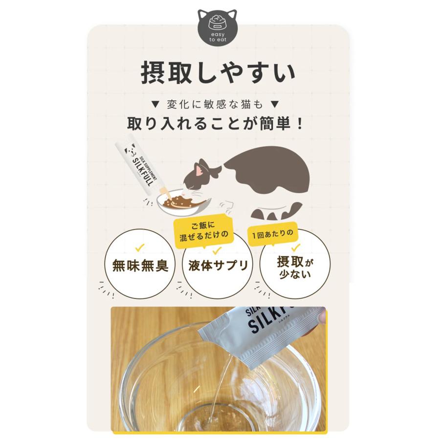 シルクフル シルキャット 猫用シルクサプリメント 3g×30包 世界初