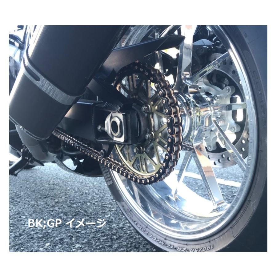 送料無料 EK ThreeD スリード 520Z 140L ( ゴールド カラー ) 汎用 ドライブチェーン / 520Z (GP;GP) 140L / 江沼 QX2シール