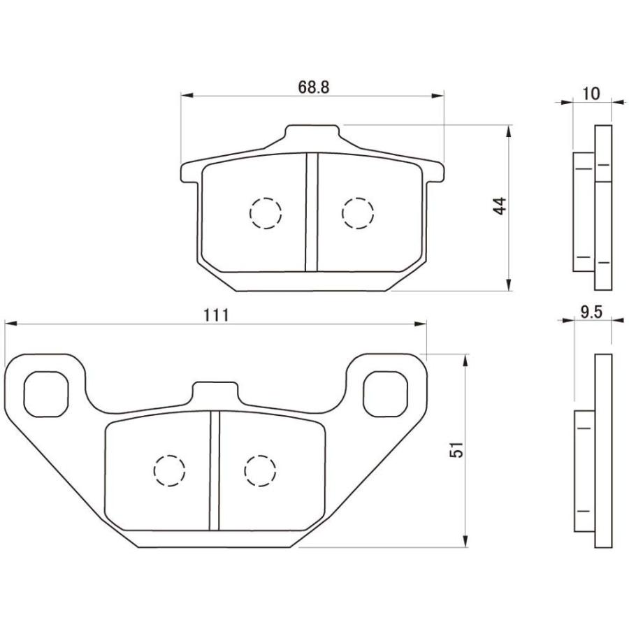 DAYTONA（デイトナ） 送料無料 カワサキ GPZ400F2 ( ZX400C ) リア