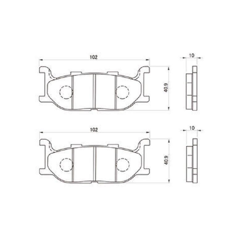 DAYTONA（デイトナ） 送料無料 ヤマハ SR400 Fi ( RH03J ) フロント
