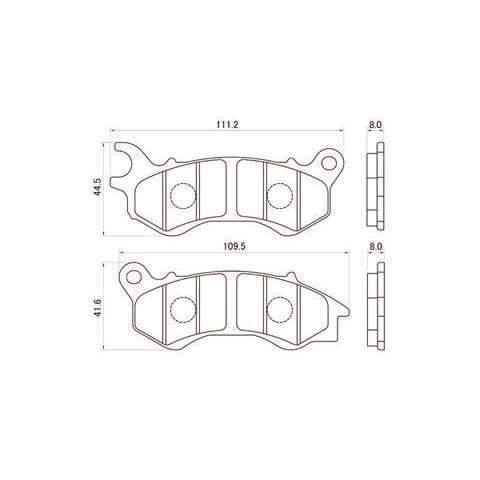 専用ページ Amazon | デイトナ(Daytona) バイク ブレーキパッド ハイパーパッド