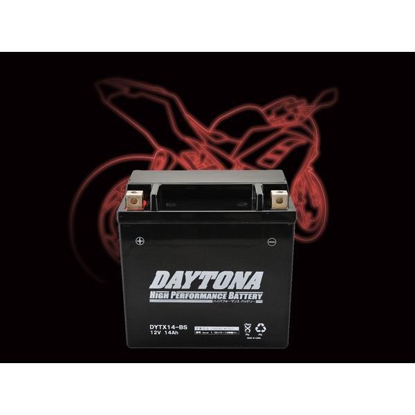 送料無料 カワサキ W650 ( EJ650 A1,A3,A4,C1,C3,C4 ) デイトナ ハイパフォーマンス バッテリー / DAYTONA DYTX14-BS 92888 / YTX14-BS 互換｜kurrku1