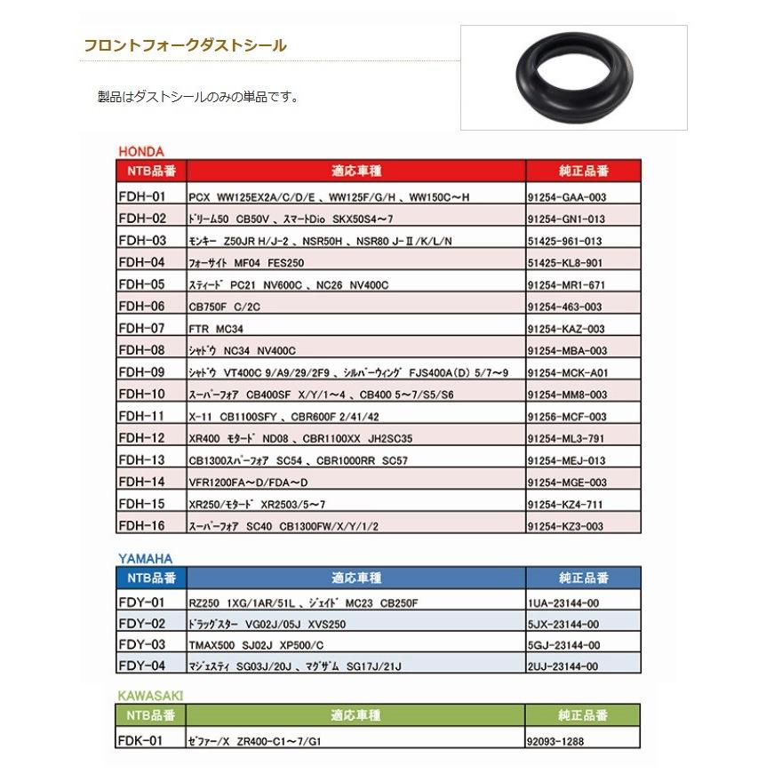 ホンダ 送料無料 1台分 FORZA Z / フォルツァ ( MF10 ) フロント フォーク オイルシール ダストシール セット NTB FOH-09S HONDA 51490-KVZ-631 互換 : K U R R K U オンラインショップ - 通販 - Yahoo!ショッピング ホンダ 送料無料 1台分 FORZA Z / フォルツァ ( MF10 ) フロント フォーク オイルシール ダストシール セット NTB FOH-09S HONDA 51490-KVZ-631 互換 : K U R R K U オンラインショップ - 通販 - Yahoo!ショッピング