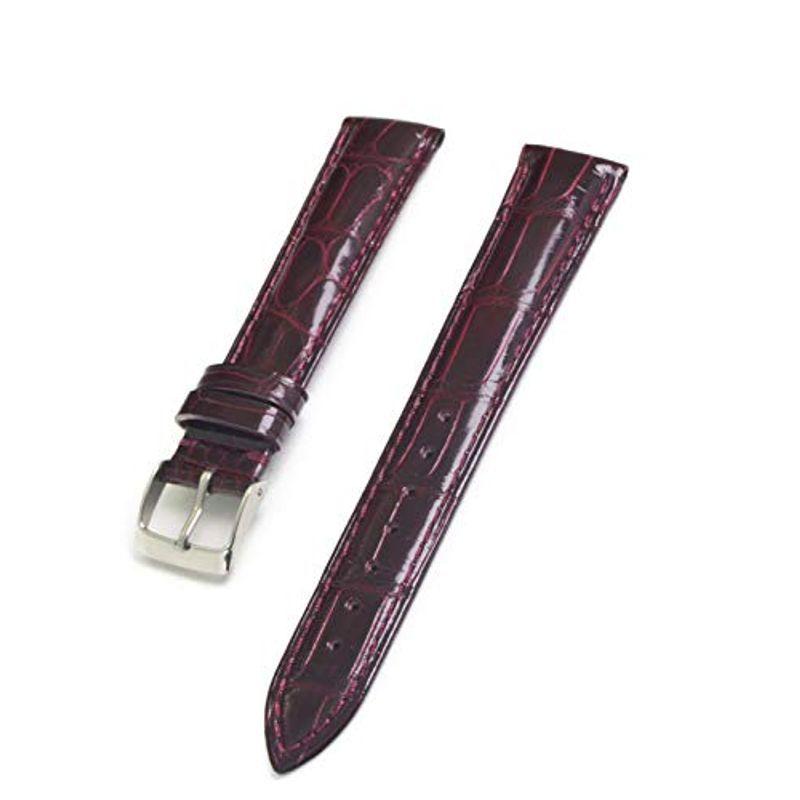 CASSISカシス ワニ革 時計ベルト 裏面防水 ADONARA CAOUTCHOUC SHINY アドナラカウチックシャイニー 18mm