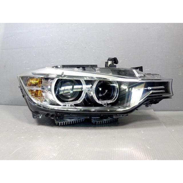 BMW 3シリーズ DBA-3B20 右 ヘッド ライト ランプ レンズ HID F30 