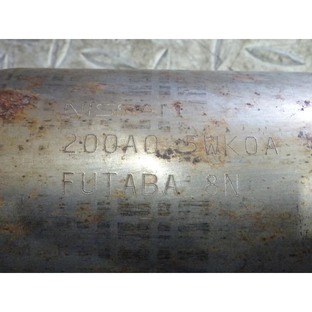 ノート DAA-HE12 F フロント エキゾースト マフラー K23 触媒