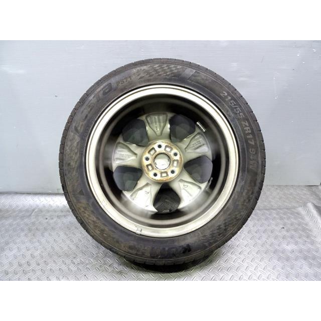 ヴェゼル 中古 RU3 17×7J +55 21年タイヤ付 1本 ホイール ホイル