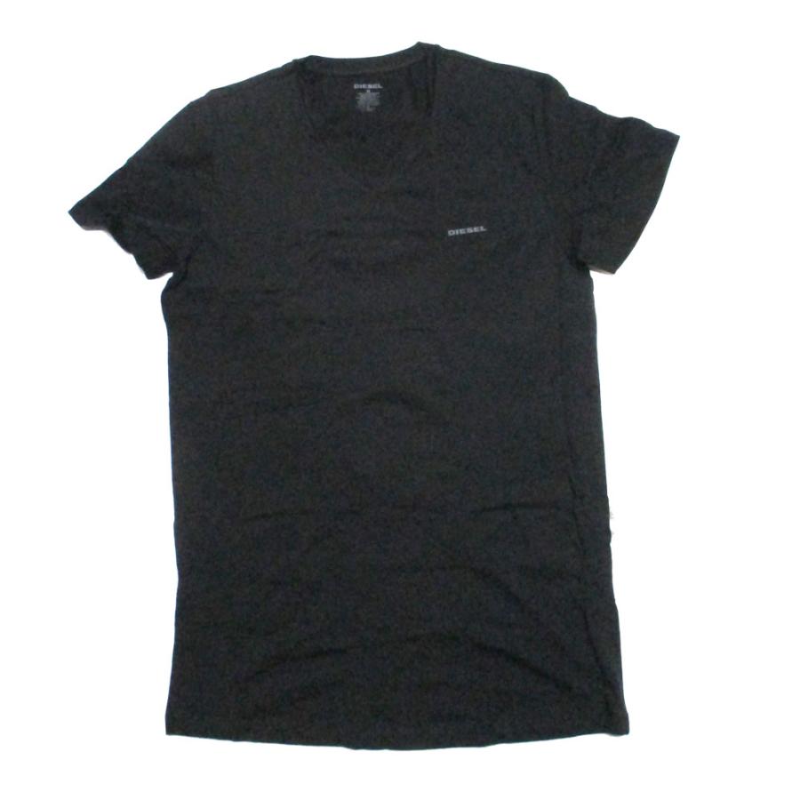 Tシャツ 3枚セット メンズ Vネック ブラック Ｍサイズ DIESEL ディーゼル SPDM/AALW 3PK/8318/送料無料｜kurukumin2002｜02