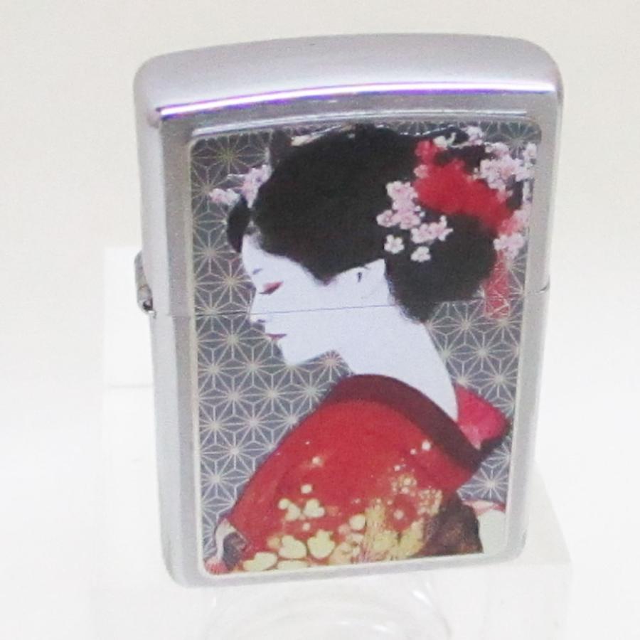 ジッポー オイルライター USA Zippo 和柄シリーズ 舞妓 CP-KB/送料無料メール便 ポイント消化_2