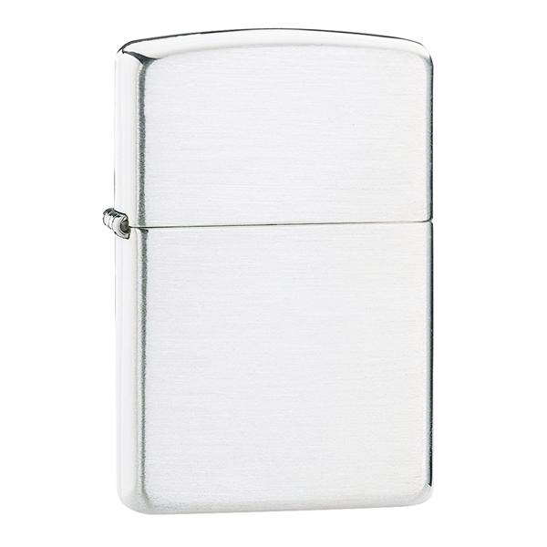 送料無料 ジッポー スターリングシルバー925 #13　ブラッシュドフィニッシュ/ツヤ無しヘアライン加工