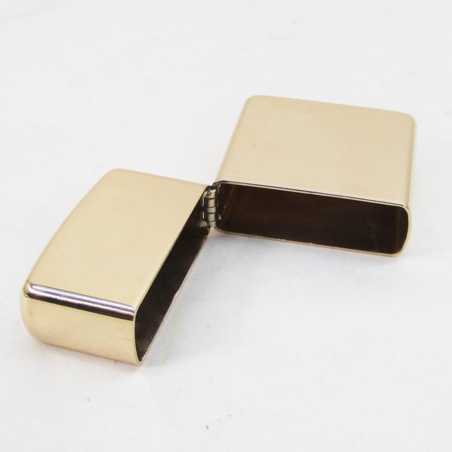 ジッポー オイルライター #169  アーマー ブラス ハイポリッシュ加工のケースのみ/送料無料 | ZIPPO | 03