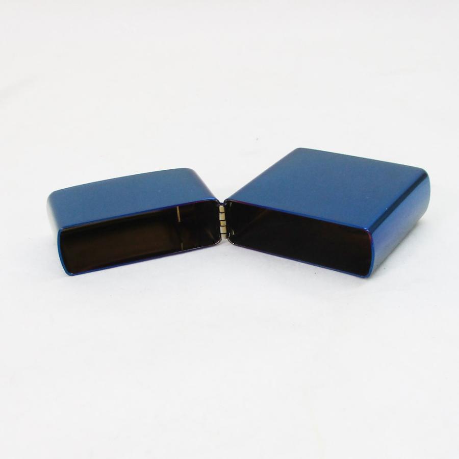 ジッポー オイルライター #20446 サファイアブルー PVDチタン加工のケースのみ/送料無料 | ZIPPO | 03