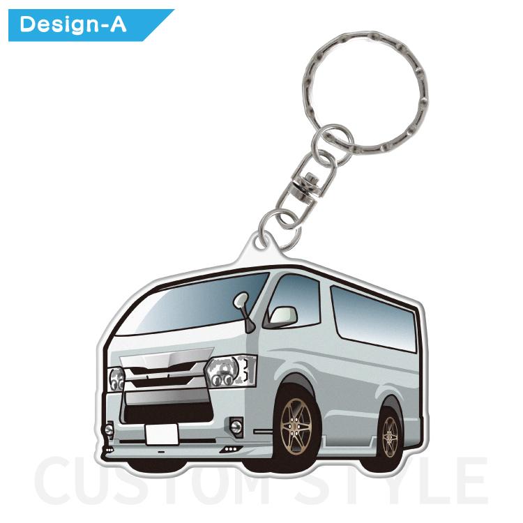 トヨタ ハイエース 200系 A キーホルダー スマートキー 超リアル 納車