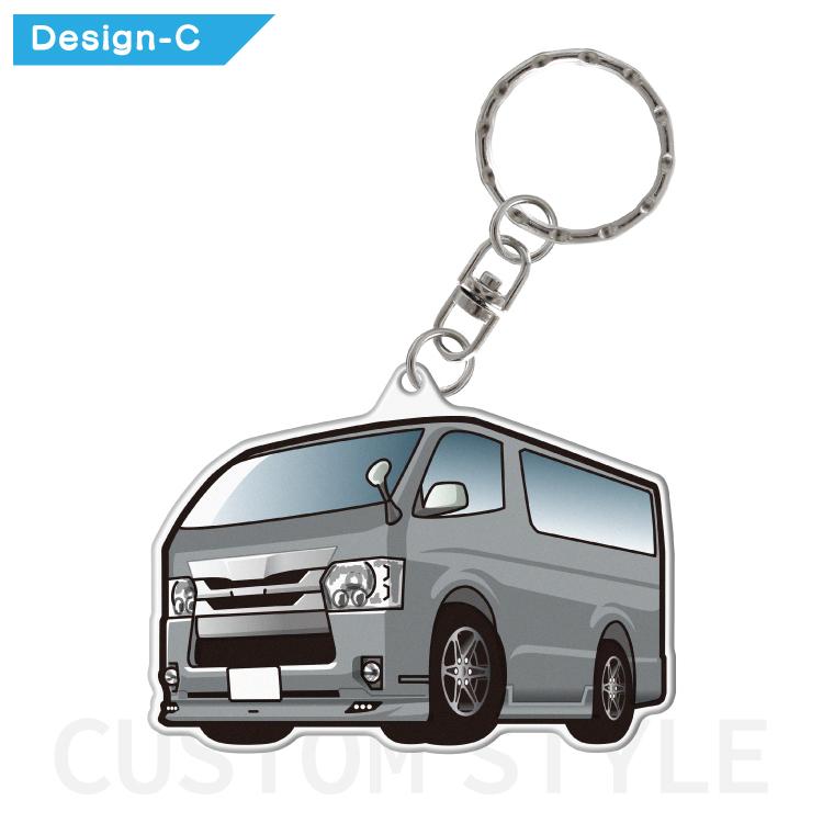 美品！トヨタ 200系ハイエースバン　スマートキー TOYOTA 200系ハイエース専用 シリコン スマートキーカバー 2色×3