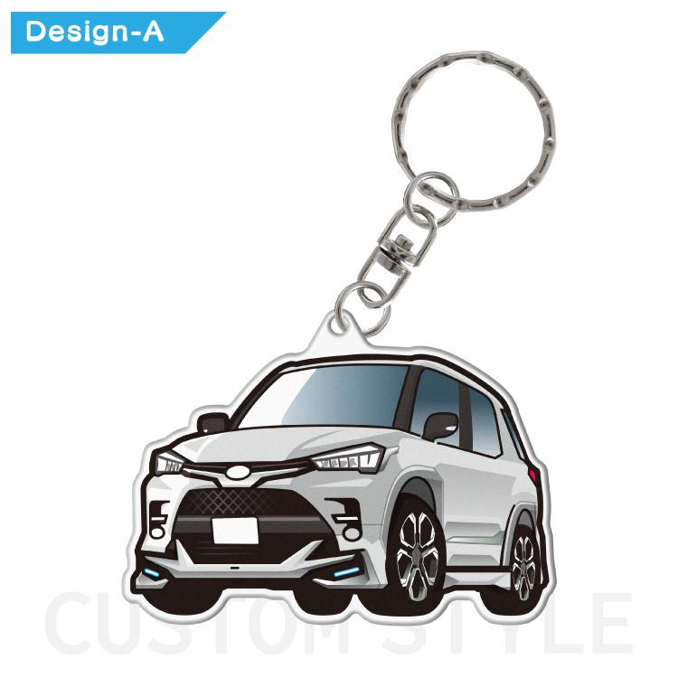 トヨタ ライズ 200系 A キーホルダー スマートキー 超リアル 納車記念