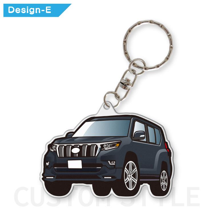 ランドクルーザープラド 150系 後期 キーホルダー スマートキー 超