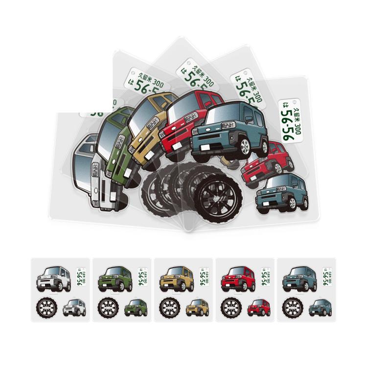 ダイハツ タフト LA900S LA910S キーホルダー ポップアップスタンド