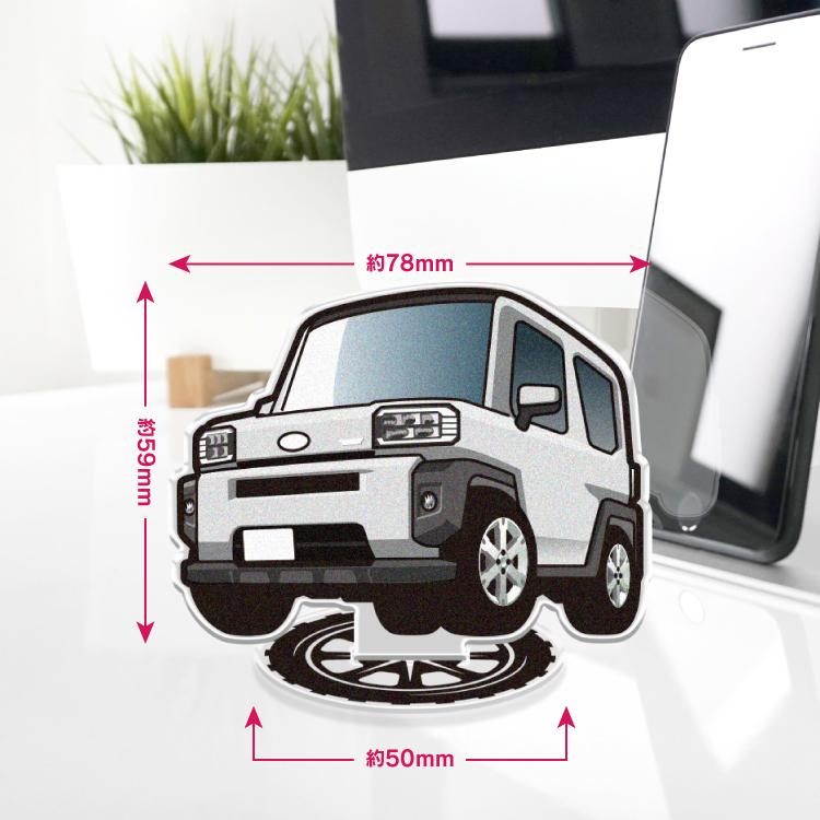 ダイハツ タフト LA900S LA910S キーホルダー ポップアップスタンド