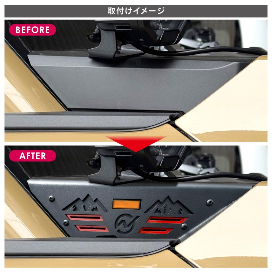 ランドクルーザー250 ランクル250 Aピラー ライトマウント 左右セット