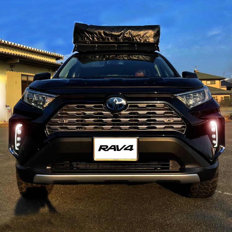 新型 RAV4 50系 パーツ カスタム LED デイライト ウインカー