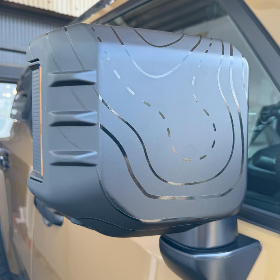 ランクル250 純正サイドミラーカバー　フードモールディング　ガーニッシュ トヨタ（TOYOTA） TOYOTA純正部品 250 ランドクルーザーZX用 フード