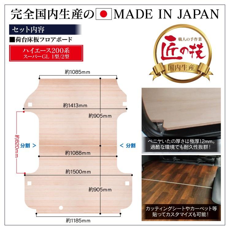 ハイエース200系 床板