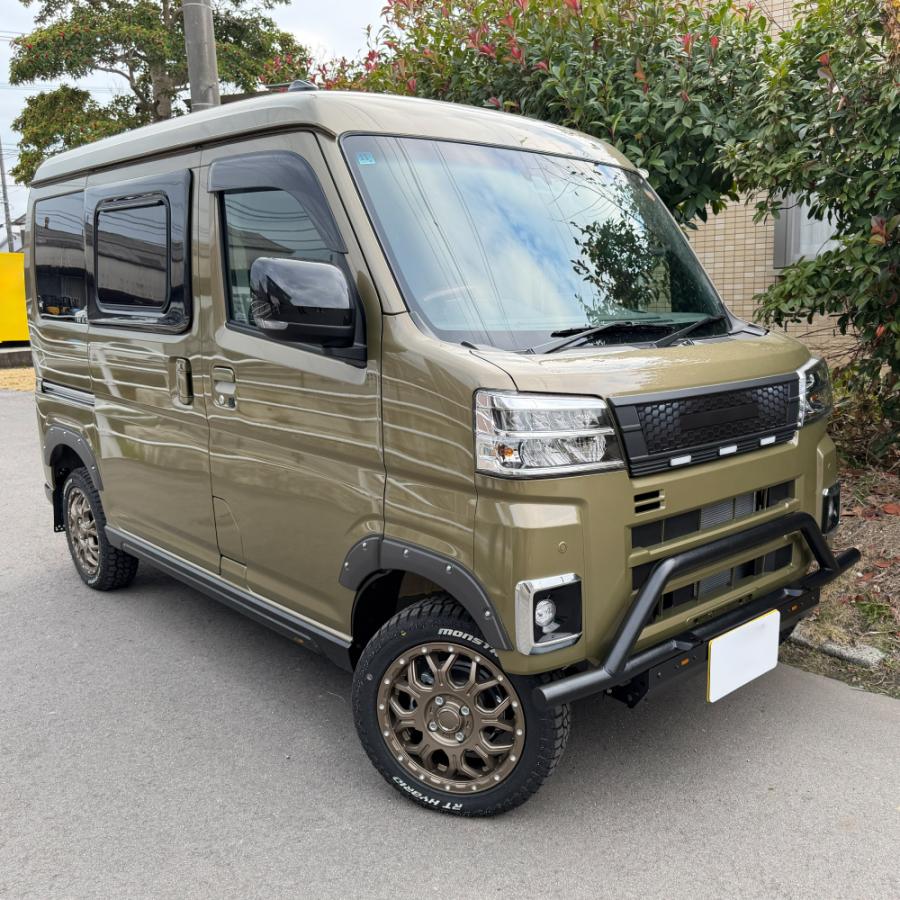 アトレー ハイゼットカーゴ S700 グリルガード フロント バンパー