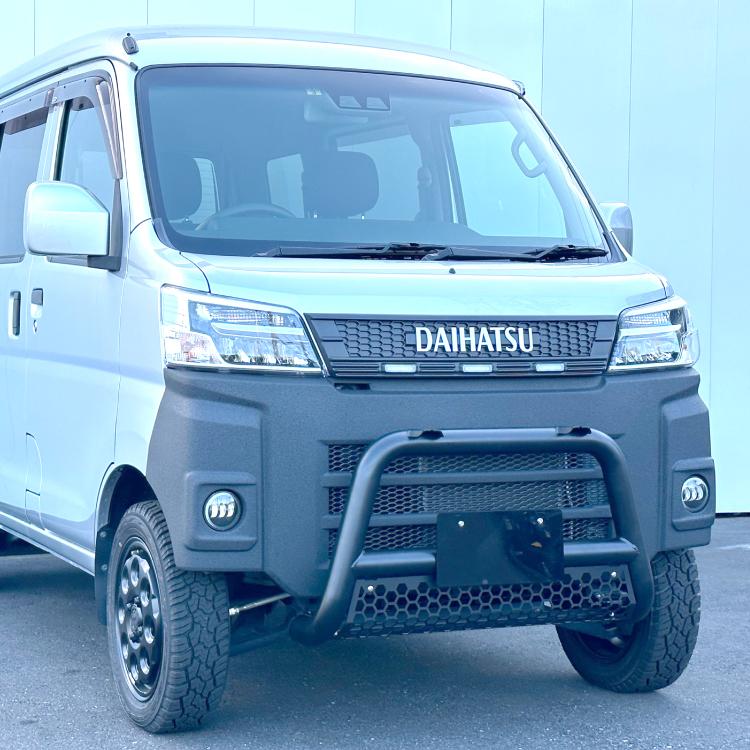 新品未使用　ハイゼットカーゴ　フロントバンパーグリル　ステンレス ハイゼットカーゴ S321V S331V フロントグリルガーニッシュ 2P
