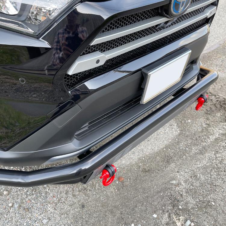 Y*u様 RAV4 フロントバンパーガード中古 フロント バンパーガード RAV4 50系 アドベンチャー ブルバー