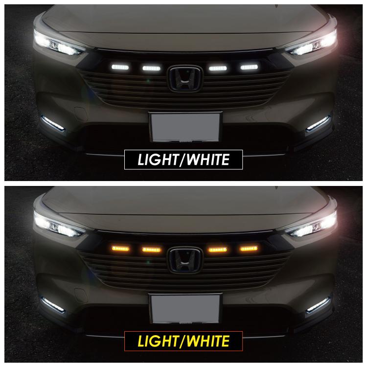 ヴェゼル e:HEV RV3 RV4 RV5 RV6 LED フロントグリルアッパー