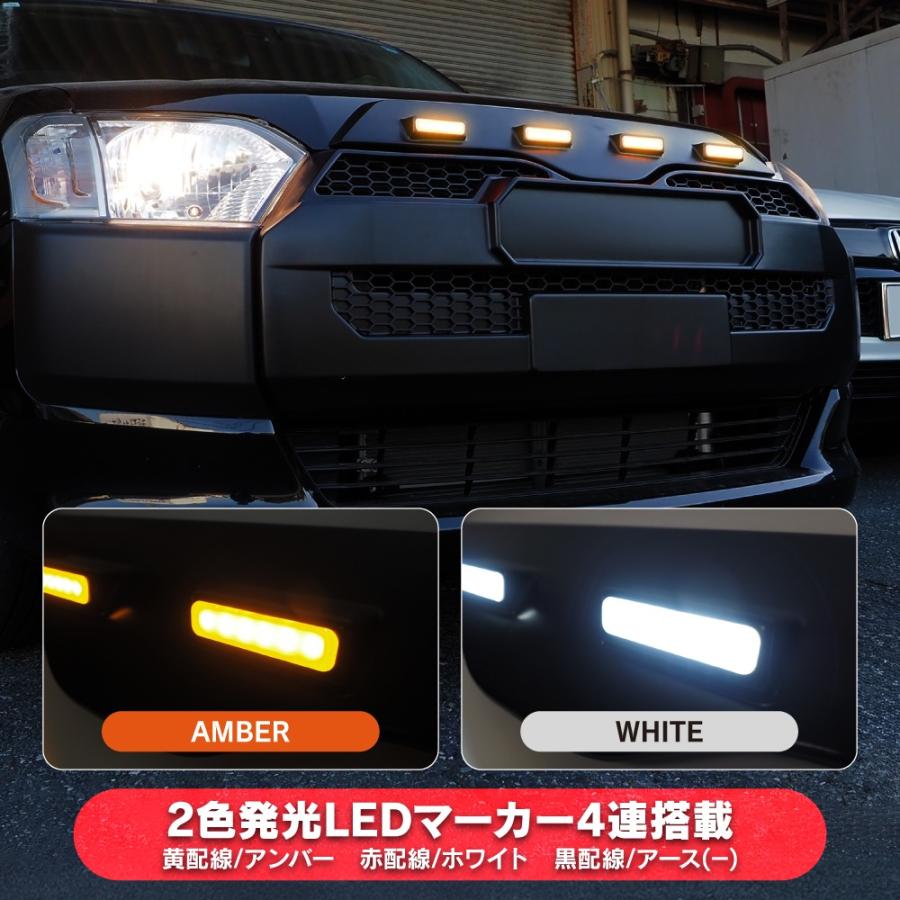 プロボックス 160 カスタム フロントグリル & ノーズプロテクター LED