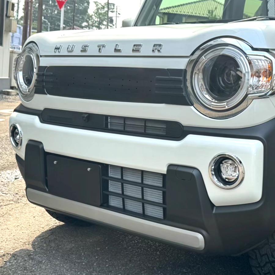 ハスラー MR92S MR52S フロントグリル 塗装済み マッドブラック マット