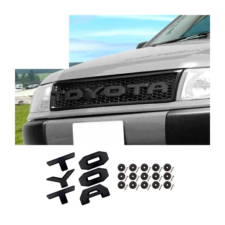 トヨタ ロゴ エンブレム アルファベット フロントグリル TOYOTA トヨタ ロゴ エンブレム アルファベット フロントグリル TOYOTA