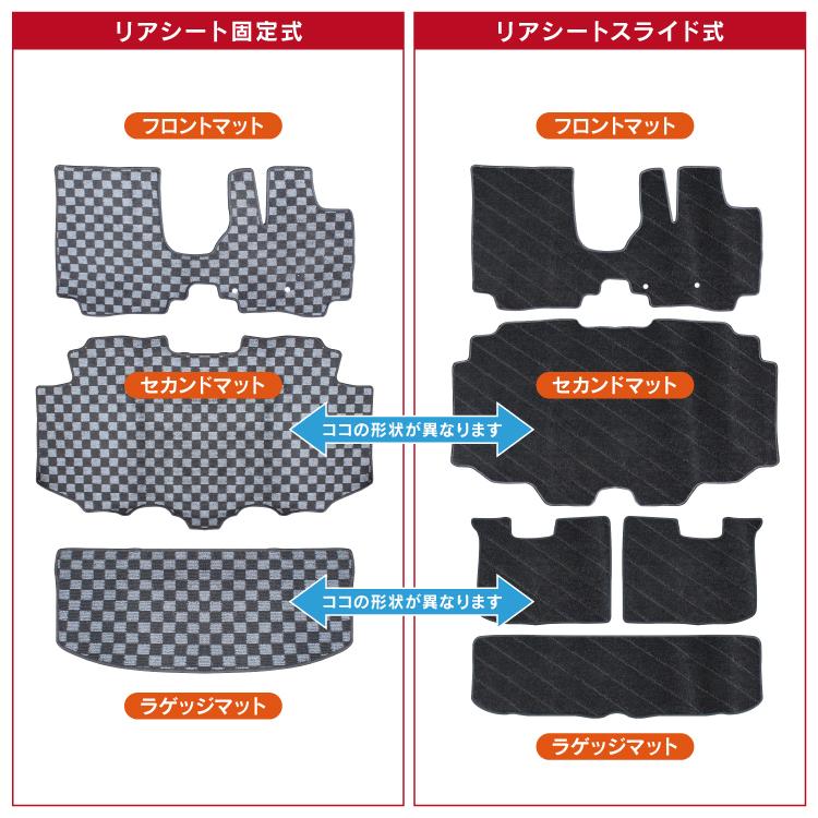 NBOX JF1 JF2 フロアマット フルセット トランクマット カーマット