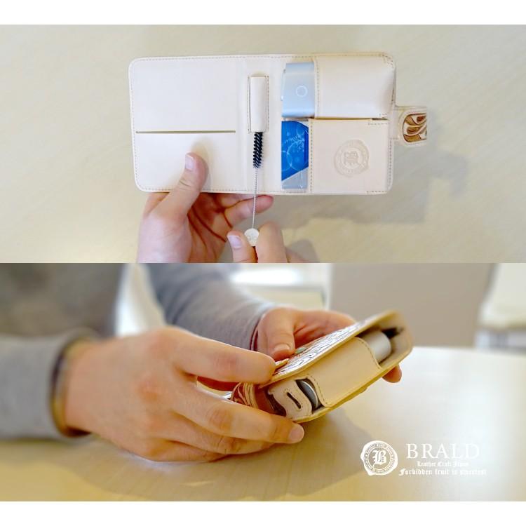 glo グロー ケース 手帳型 ホルダー カバー カービングデザイン