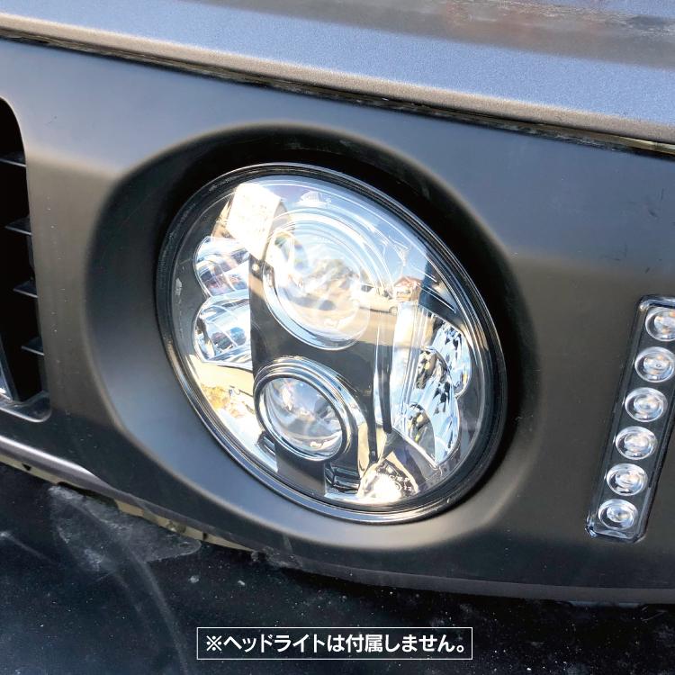 ◻️LED 美品 JB64用 社外ヘッドライトキット ブラケット付き JB64W ジムニー JB74W ジムニーシエラ ヘッドライト ブラケット 左右