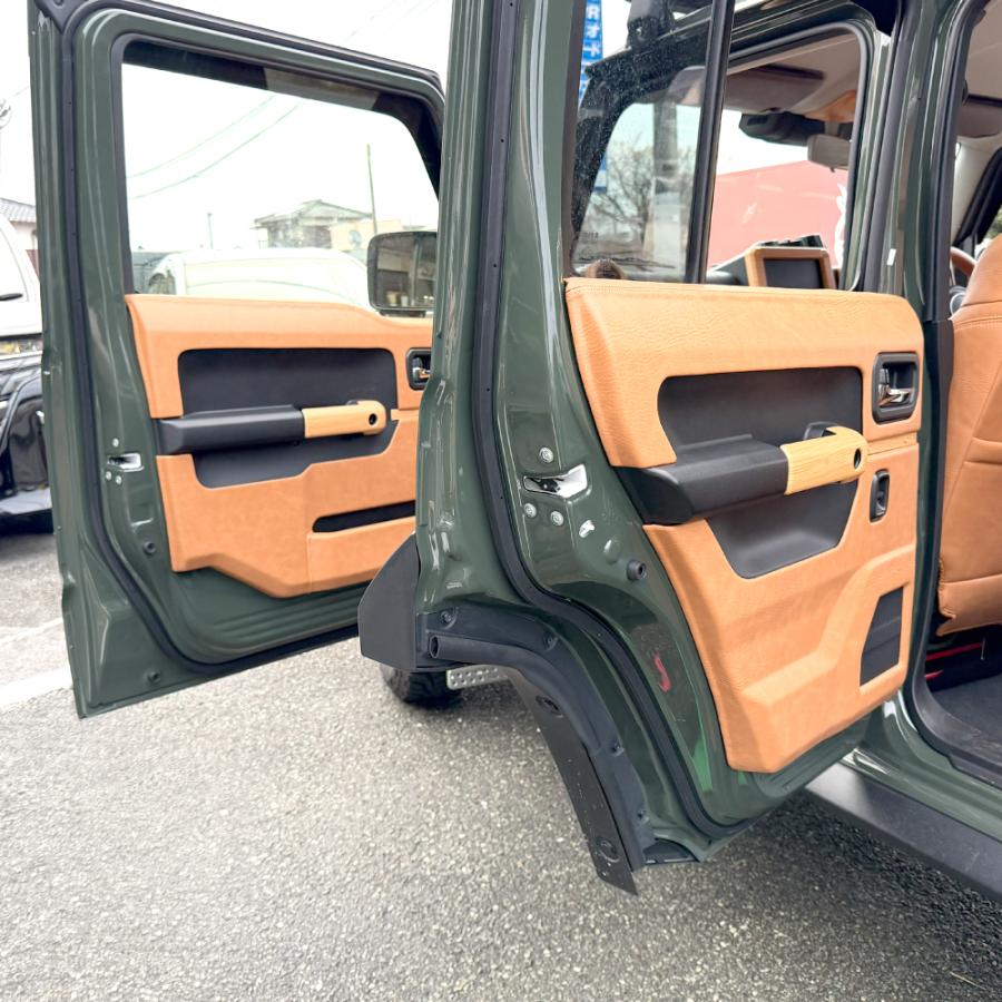 ジムニーノマド用　レザー　ドアインナーパネル　新品未使用 ジムニーノマド カスタム パーツ レザー ドア内張りパネル インナー