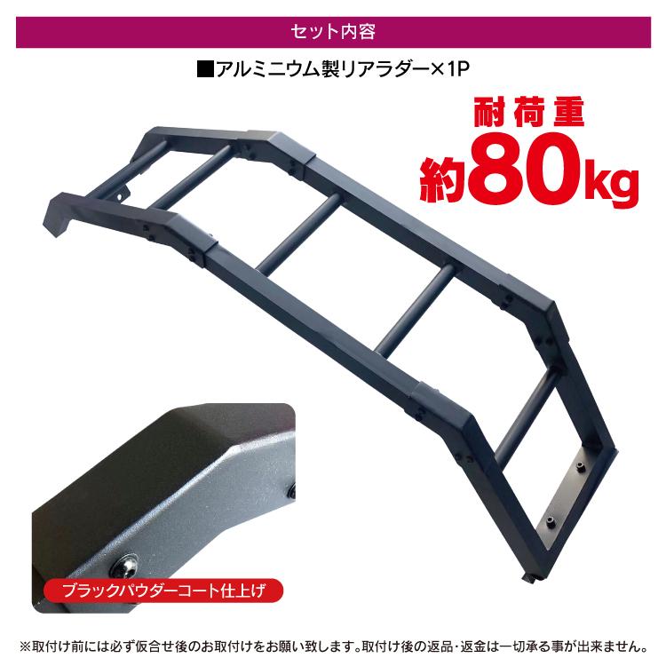 リアラダー RAV4 50系 PHV 角型 ラダー キット ルーフキャリア バック