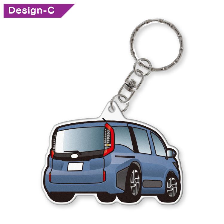 トヨタ シエンタ 10系 キーホルダー アクリルキーホルダー スマート