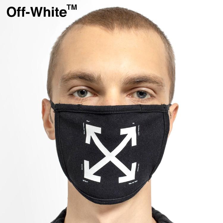 off white Off-White オフホワイト マスク 大人用 ふつうサイズ off white Off-White オフホワイト マスク 大人用 ふつうサイズ