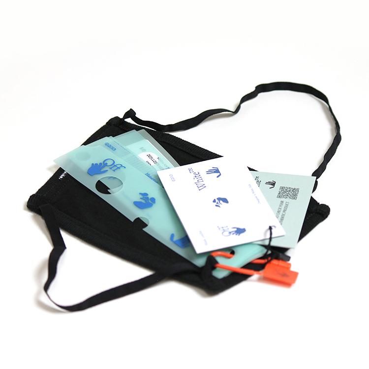 off white Off-White オフホワイト マスク 大人用 ふつうサイズ off white Off-White オフホワイト マスク 大人用 ふつうサイズ